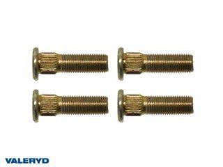 Hjulbult 3/8" UNF -Splines Ø10,4x8mm Gänglängd 22mm -Tot.längd 36mm (4-pack) Hjulbult 3/8" UNF -Splines Ø10,4x8mm Gänglängd 22mm -Tot.längd 36mm (4-pack)
