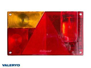 Baklampa Aspöck Multipoint Vä 240x140x52 reflex, skyltbelys, dimljus. Bajonettansl. 5-pol. Baklampa Aspöck Multipoint Vä 240x140x52 reflex, skyltbelys, dimljus. Bajonettansl. 5-pol.