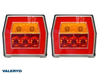 LED Baklampa Hö/Vä 99,5x93x39,5; 12-24V Bajonettanslutning (2-pack) LED Baklampa Hö/Vä 99,5x93x39,5; 12-24V Bajonettanslutning (2-pack)