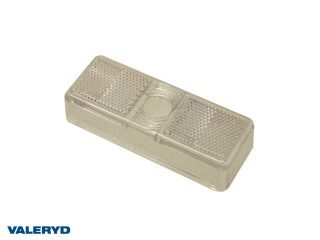 Reservglas Aspöck/Sim/Talmu positionsljus 110x41 vit med reflex Reservglas Aspöck/Sim/Talmu positionsljus 110x41 vit med reflex