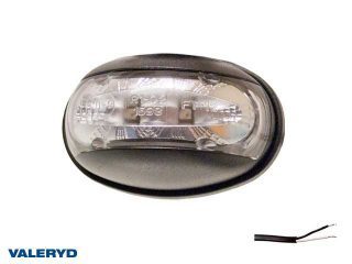 LED Positionsljus Valeryd 60x32x35 vit 12-30V inkl. 450 mm kabel LED Positionsljus Valeryd 60x32x35 vit 12-30V inkl. 450 mm kabel