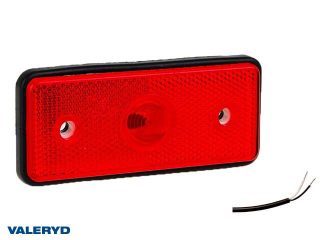 LED Positionsljus Valeryd 110x45x17,5 röd 12-30V med reflex inkl. 450 mm kabel LED Positionsljus Valeryd 110x45x17,5 röd 12-30V med reflex inkl. 450 mm kabel