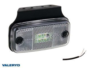 LED Positionsljus Valeryd 110x75x30 vit 12-30V inkl. 450 mm kabel LED Positionsljus Valeryd 110x75x30 vit 12-30V inkl. 450 mm kabel