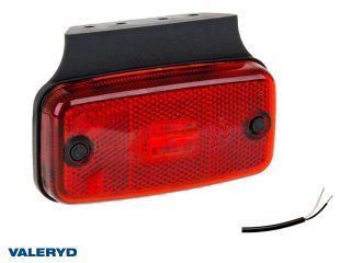 LED Positionsljus Valeryd 110x75x30 röd 12-30V inkl. 450 mm kabel LED Positionsljus Valeryd 110x75x30 röd 12-30V inkl. 450 mm kabel