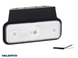 LED Positionsljus Valeryd 118x60x30 vit 12-30V inkl. 450 mm kabel LED Positionsljus Valeryd 118x60x30 vit 12-30V inkl. 450 mm kabel
