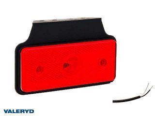 LED Positionsljus Valeryd 118x72x30 röd 12-30V inkl. 450 mm kabel LED Positionsljus Valeryd 118x72x30 röd 12-30V inkl. 450 mm kabel