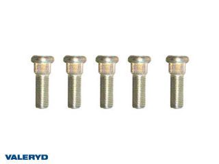 Hjulbult M12x1,5 till Peitz/Av -Splines Ø14,5x8mm -Gänglängd 27mm -Tot.längd 43mm (5-pack) Hjulbult M12x1,5 till Peitz/Av -Splines Ø14,5x8mm -Gänglängd 27mm -Tot.längd 43mm (5-pack)