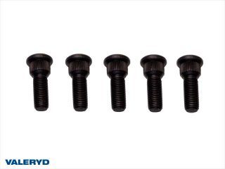 Hjulbult M12x1,5 till Hahn/BPW -Splines Ø17x8mm -Gänglängd 26mm -Tot.längd 41,5mm (5-pack) Hjulbult M12x1,5 till Hahn/BPW -Splines Ø17x8mm -Gänglängd 26mm -Tot.längd 41,5mm (5-pack)