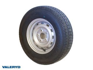 Hjul 175/80R13 Fälg 5x13 Bultcirkel 5x112 Centrumhål 56,6mm Offset +30 Silver Max 580 kg Hjul 175/80R13 Fälg 5x13 Bultcirkel 5x112 Centrumhål 56,6mm Offset +30 Silver Max 580 kg