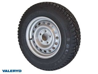 Hjul Hö med dubbdäck 185R14C Fälg 5.5x14 Bultcirkel 5x112 Centrumhål 67mm Offset +30 Silver Hjul Hö med dubbdäck 185R14C Fälg 5.5x14 Bultcirkel 5x112 Centrumhål 67mm Offset +30 Silver