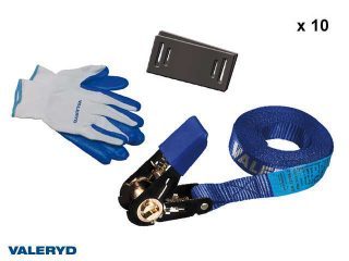 Spännbandset 25mm ändlös 5m, inkl. handskar och 2 kantskydd - 800kg (10-pack) Spännbandset 25mm ändlös 5m, inkl. handskar och 2 kantskydd - 800kg (10-pack)