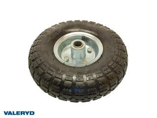 Reservhjul 260x85mm, med stålfälg Luftgummihjul Reservhjul 260x85mm, med stålfälg Luftgummihjul