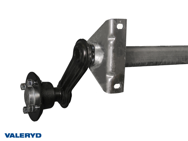 Axel Obromsad 1000 Kg 1300/1800 4x100 vattentät