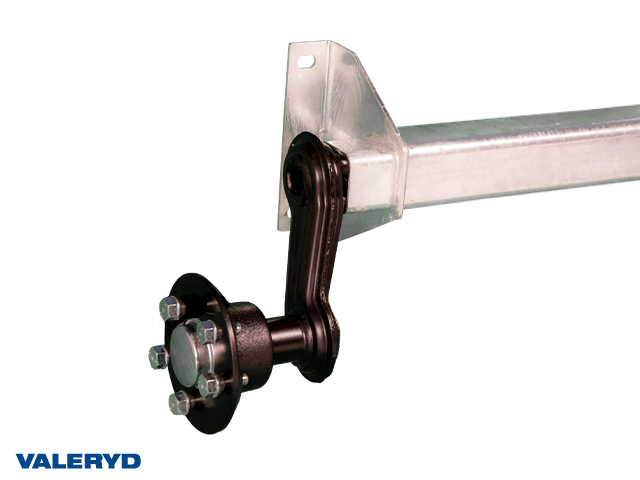 Axel Obromsad 1300 Kg 1600/2050 5x112 vattentät