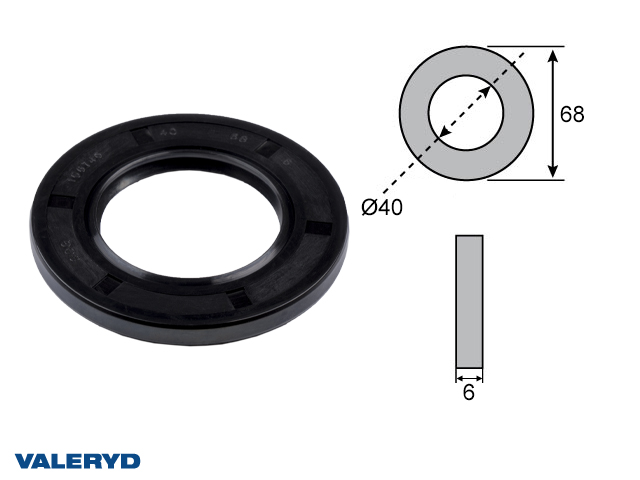 Navtätning 40x68x6