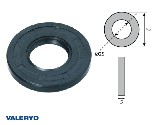Navtätning 25x52x5