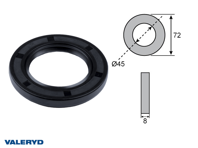 Navtätning 45x72x8