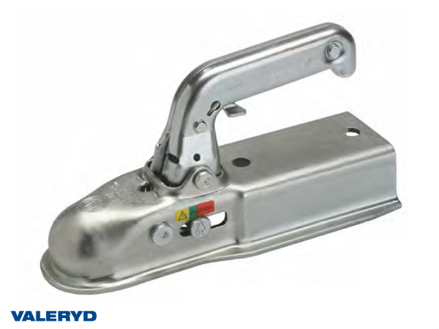 Kulkoppling 1500 kg WW 150-VG, Fyrkant 70mm rör, Vertikal hålbild CC=90