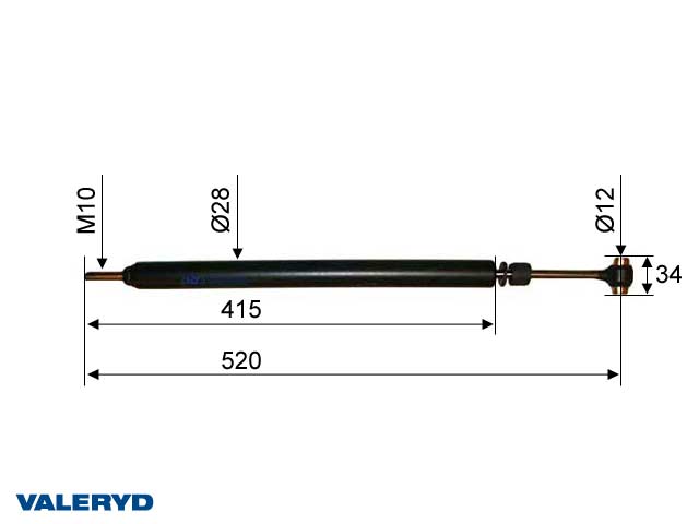 Påskjutsdämpare AL-KO 200 V CC=520