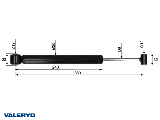 Påskjutsdämpare passar till Peitz/Hahn AER 20 cc=380
