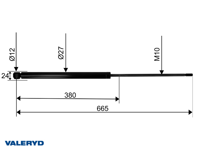 Påskjutsdämpare passar till Schlegl SFV 25 30 cc=665
