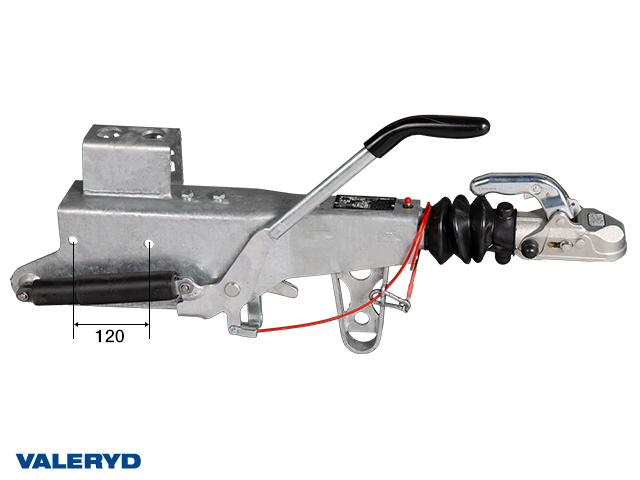 Påskjutsbroms Knott, Vkt., KRV30-B, 100×100 1600-3000 kg med konsol för stödhjul