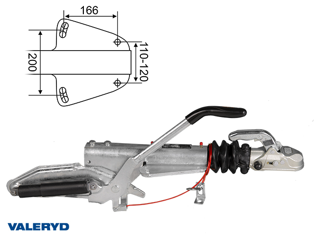 Påskjutsbroms Knott, V. KF30-E, utf. GF, 1600-3000 kg