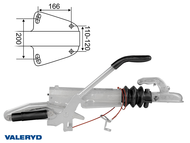 Påskjutsbroms Knott, V. KF13-C, utf. GF, 750-1300 kg