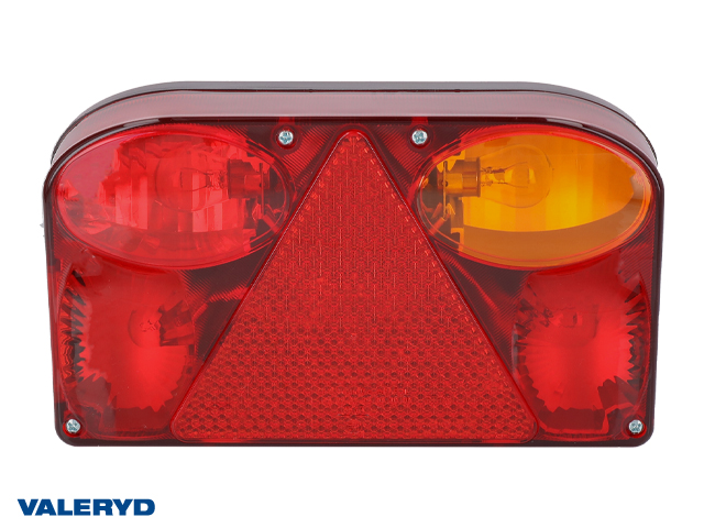 Baklampa Valeryd Hö 238x138x55mm Dimljus, bajonettanslutning 5-pol. inkl glödlampor