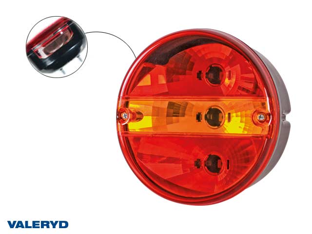 Baklampa Valeryd Vä  Ø141x82mm med skyltbelysning