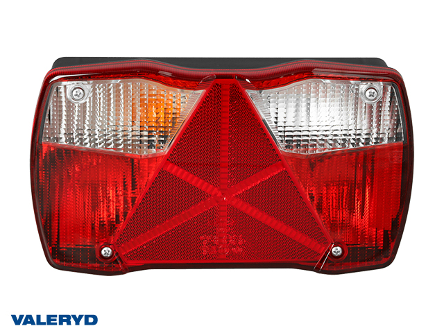 Baklampa SIM Vänster 240x139x60,6. 5-pol Bajonett, Passar till Tredal