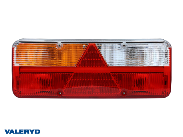 Baklampa Valeryd Kingpoint Vä 400x153x88mm 12-36V 7-funktionella med LED Skyltlykta, 2m kabel