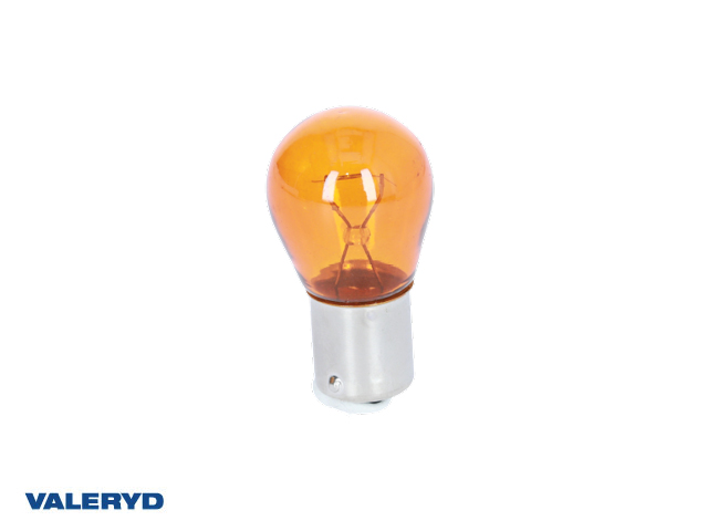 Glödlampa 12V/21W orange BAU15s