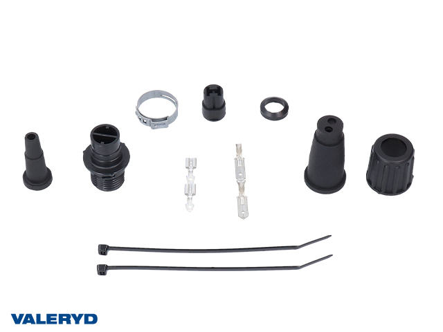 Bajonettkontakt Aspöck till ASS1/ASS2 2 pol. Invändig och utvändig låsning