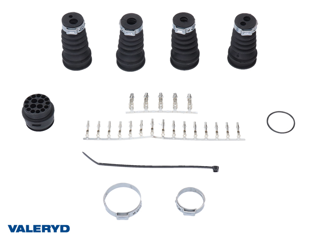 Bajonettkontakt Aspöck till ASS3 17 pol. invändig låsning