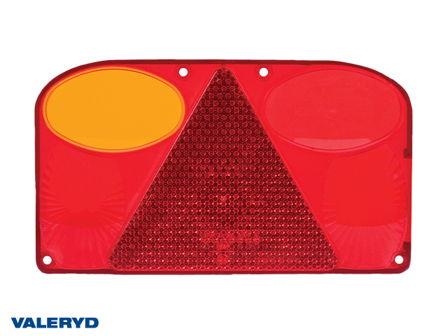 Reservglas Baklampa Vä 238x138x55mm Dimljus, Triangelreflex (till 3010086)