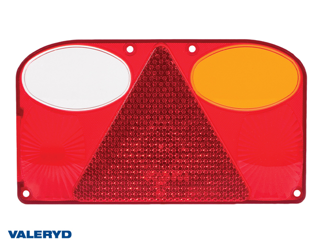 Reservglas Baklampa Hö 238x138x55mm Backljus, Triangelreflex (till 3010088)