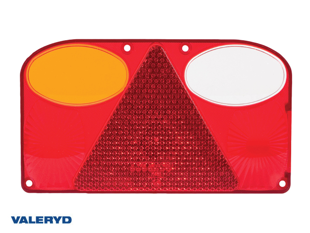 Reservglas Baklampa Vä 238x138x55mm Backljus, Triangelreflex (till 3010089)