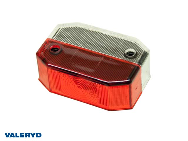 Reservglas Aspöck Flexipoint I Breddmarkeringslykta 65x44x25mm röd/vit