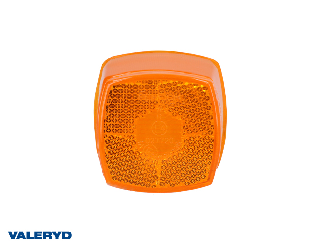 Reservglas Aspöck/Saw/Hella sidomarkeringslykta 62x62x45mm med reflex