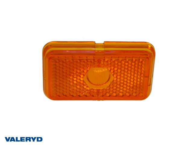 Reservglas Jokon Sidomarkeringslykta 74x45x23mm Gul med reflex (till 3170008 & 3170015)