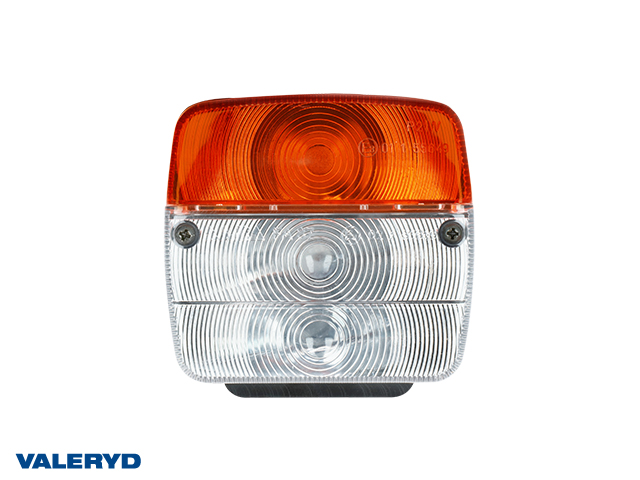 Blinkers- & Positionsljus Ajba 108x103x52mm Gul/Vit med blinkers