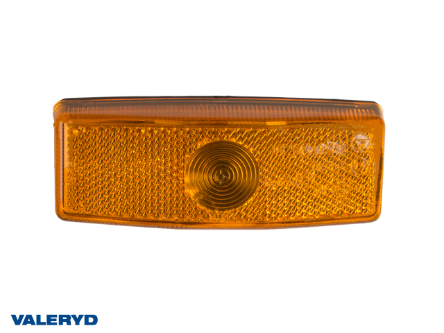 Sidomarkeringsljus Ajba 111x42x28mm Gul, reflex