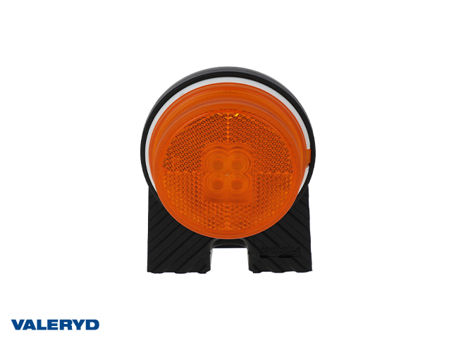 LED Sidomarkeringsljus Valeryd Ø85x111x32mm Gul 12-30V inkl. Kabel