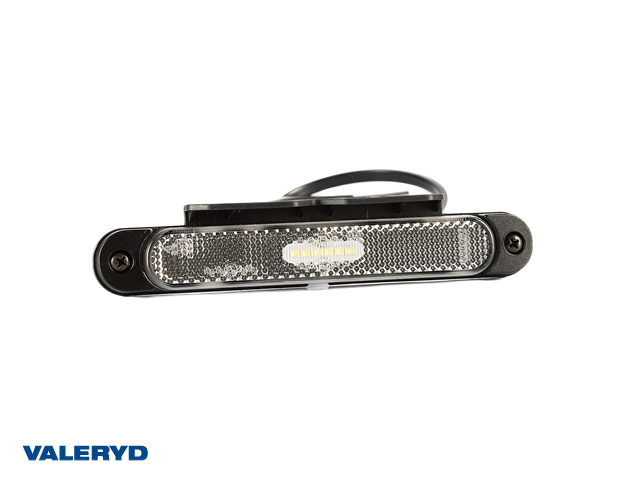 LED Positionsljus Valeryd Valeryd vit med reflex 12-36V 0,5m kabel med hållare
