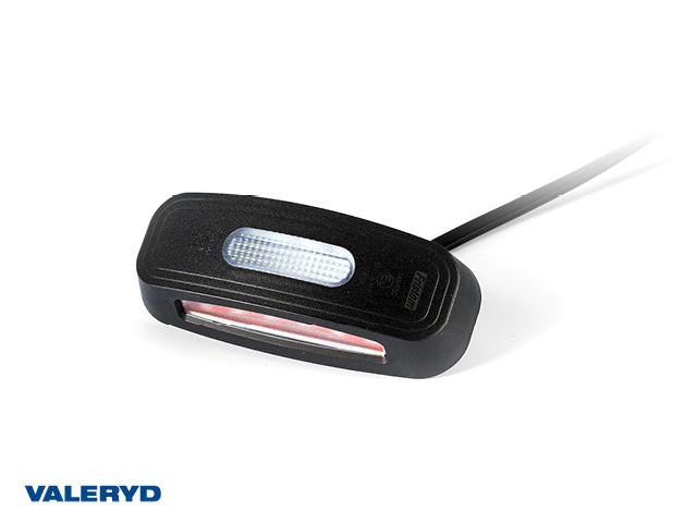 LED Breddmarkeringslykta Valeryd 109,6x46,6x28 vit/röd/gul 12/24V inkl. 500mm kabel