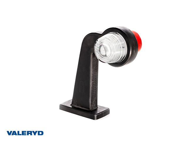 LED Breddmarkeringslykta Valeryd 195x167,5x91,6 vit/röd, 12-36V inkl. 0,3m kabel, höger