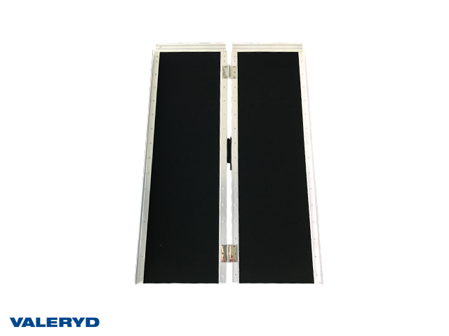 Lastramp aluminium 1220x720x50mm, vikbar: 1220x360x80mm, 272 Kg