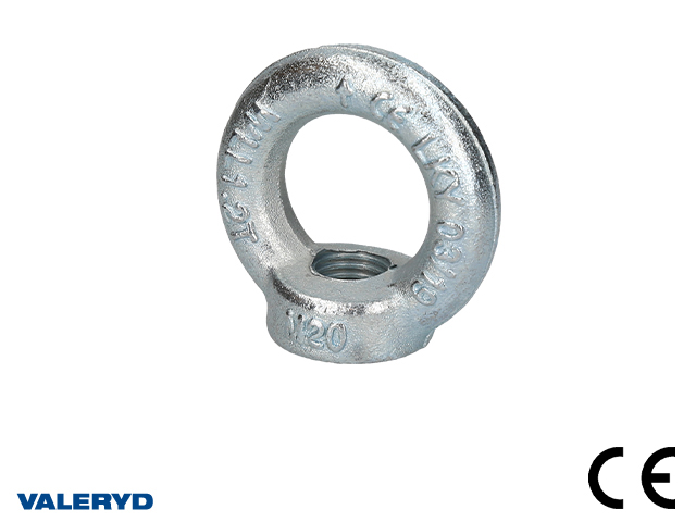 Lyftöglemutter, DIN582, WLL 1200Kg, M20