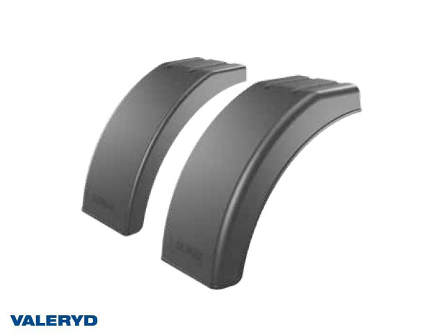 Halvskärm plast B220 H360 L395. 2 st till en sida